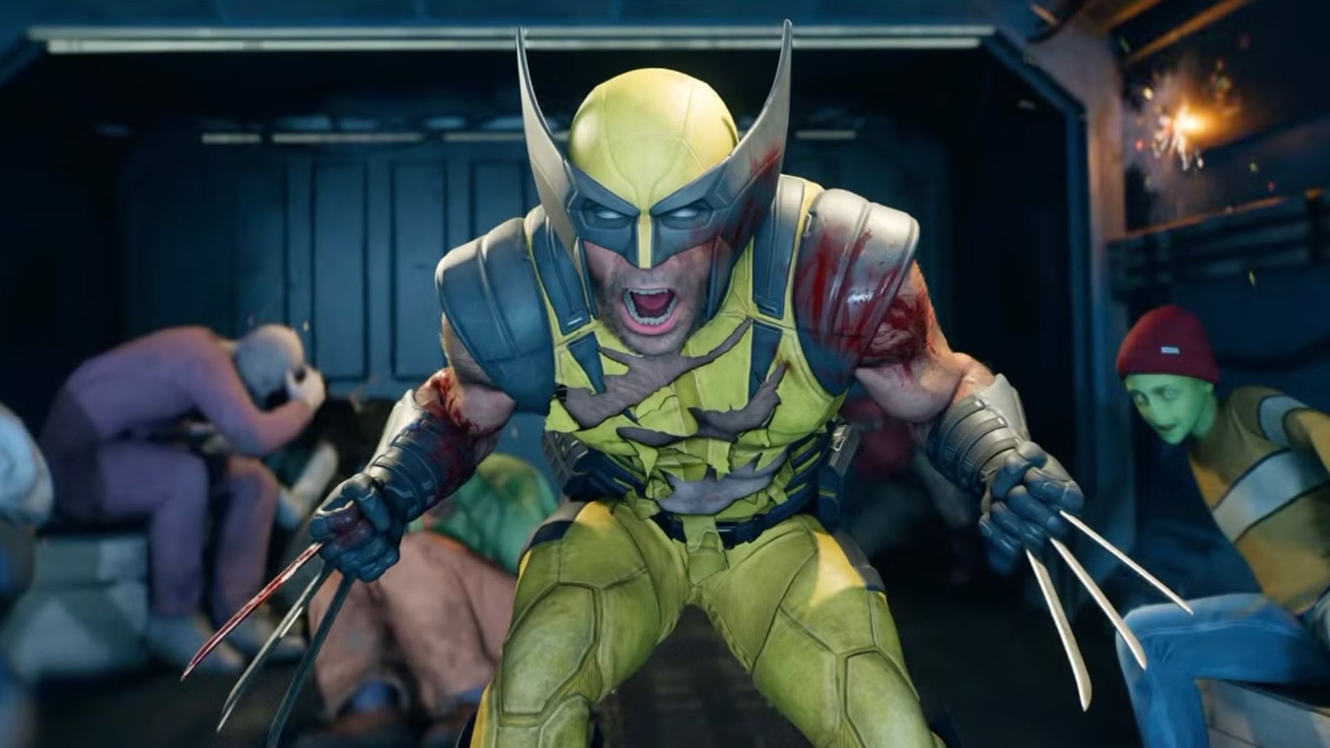 Wolverine in combat