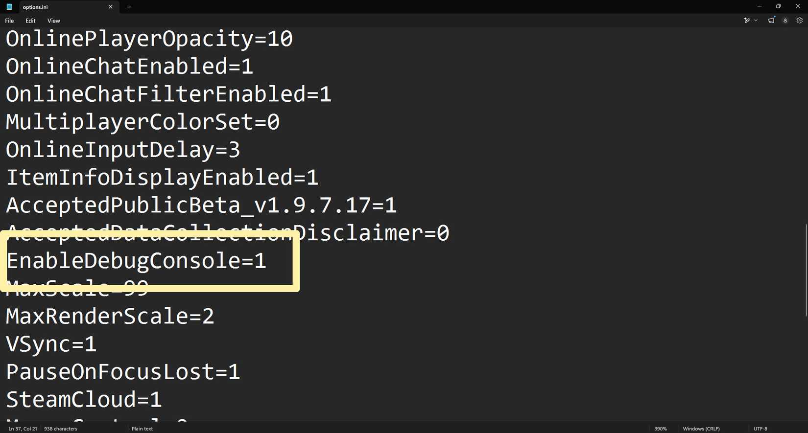 Binding of Isaac Cheats and Console Commands