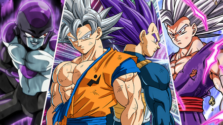 Black Frieza, PUI Goku, Ultra Ego Vegeta and Gohan Beasr