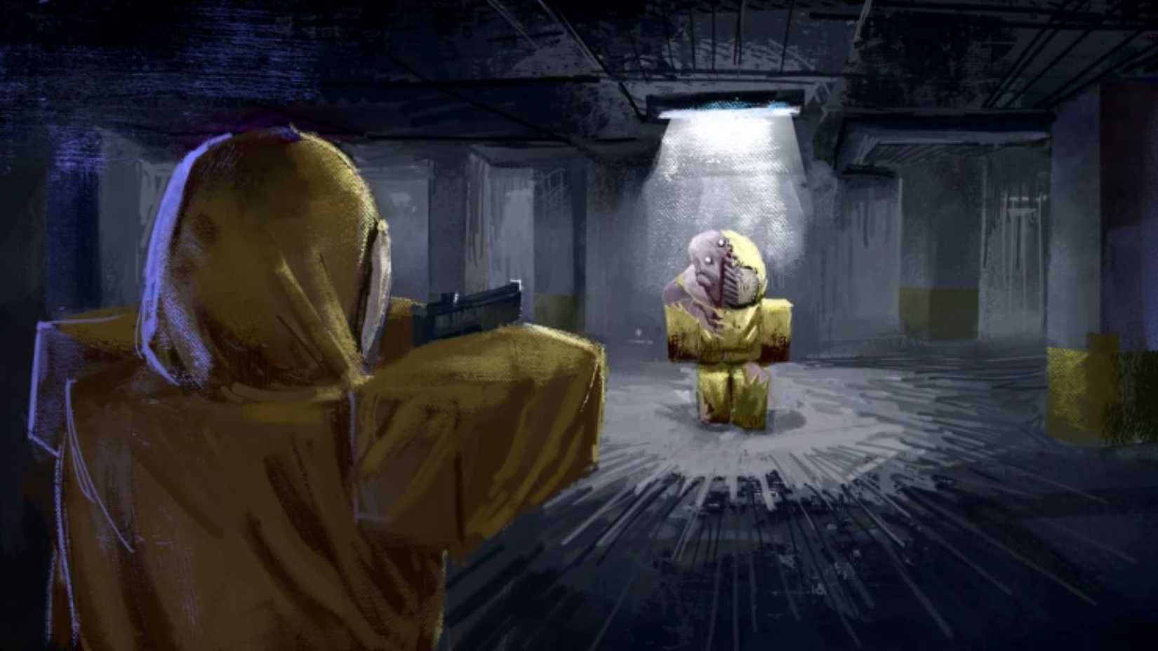Dark room characters