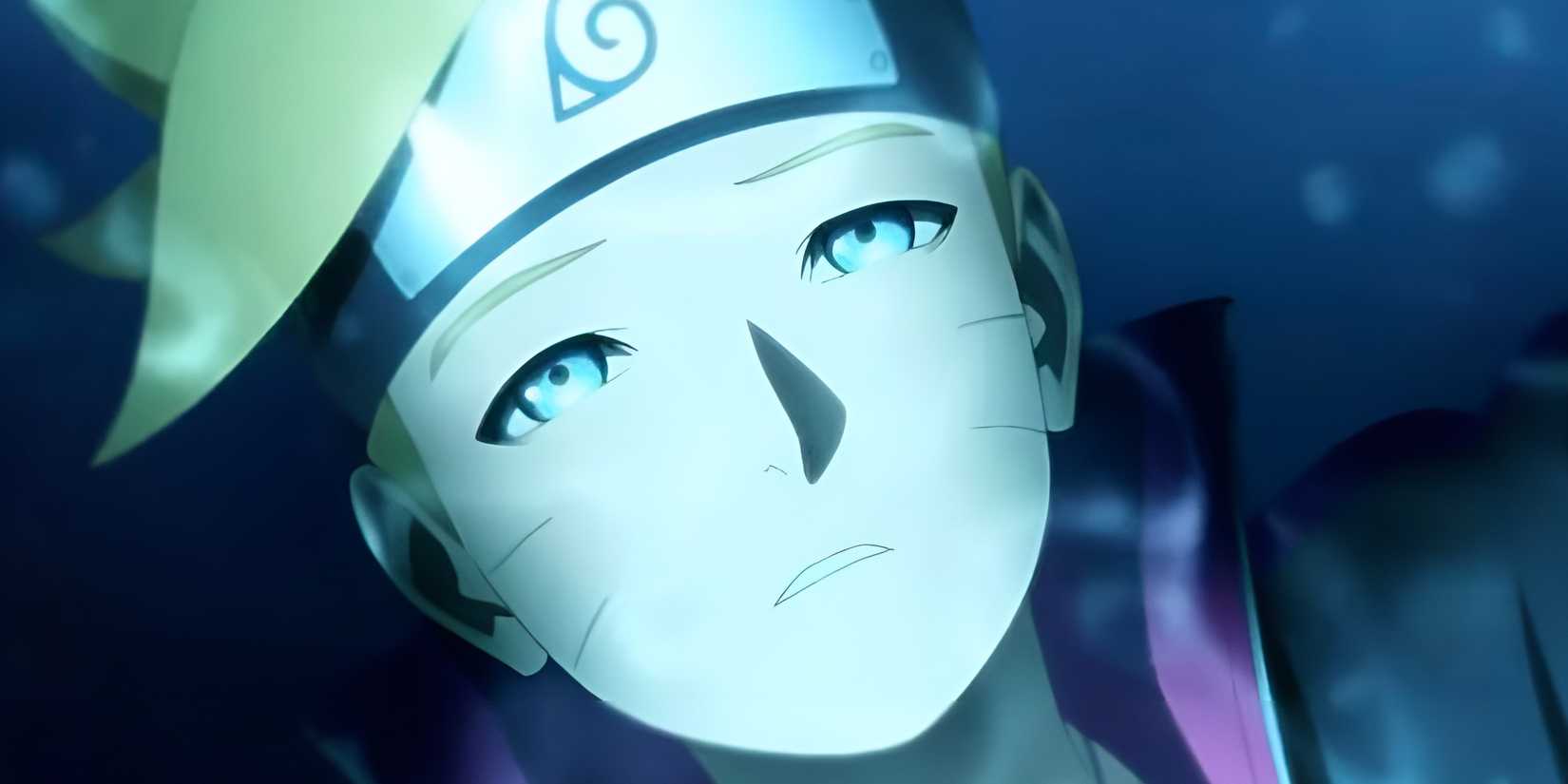 boruto uzumaki underwater in the great naval battle of kirigakure arc