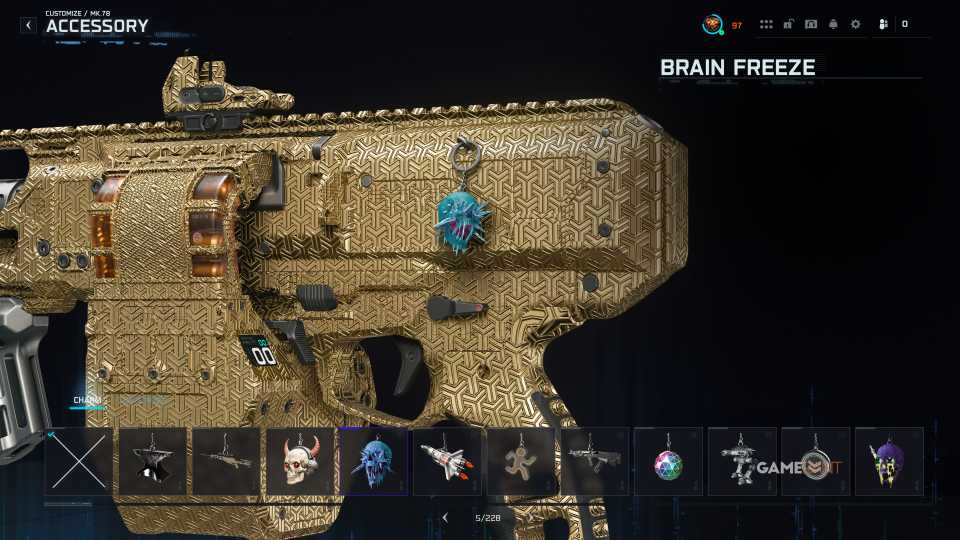 Brain Freeze Weapon Talisman - Black Ops 7