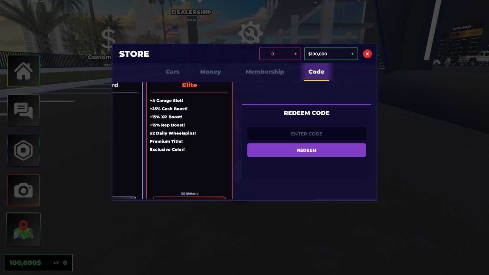 Car For Sale Codes