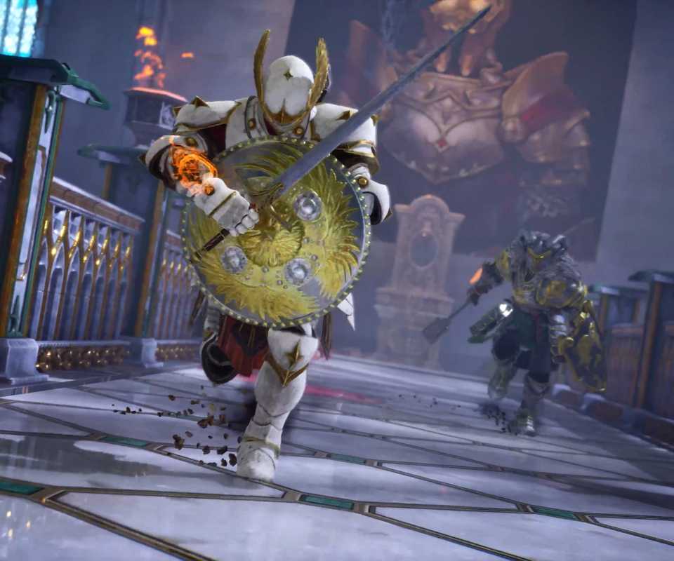 Crimson Moon characters charging