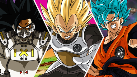 Cumber, CC Vegeta and CC Goku Berserk