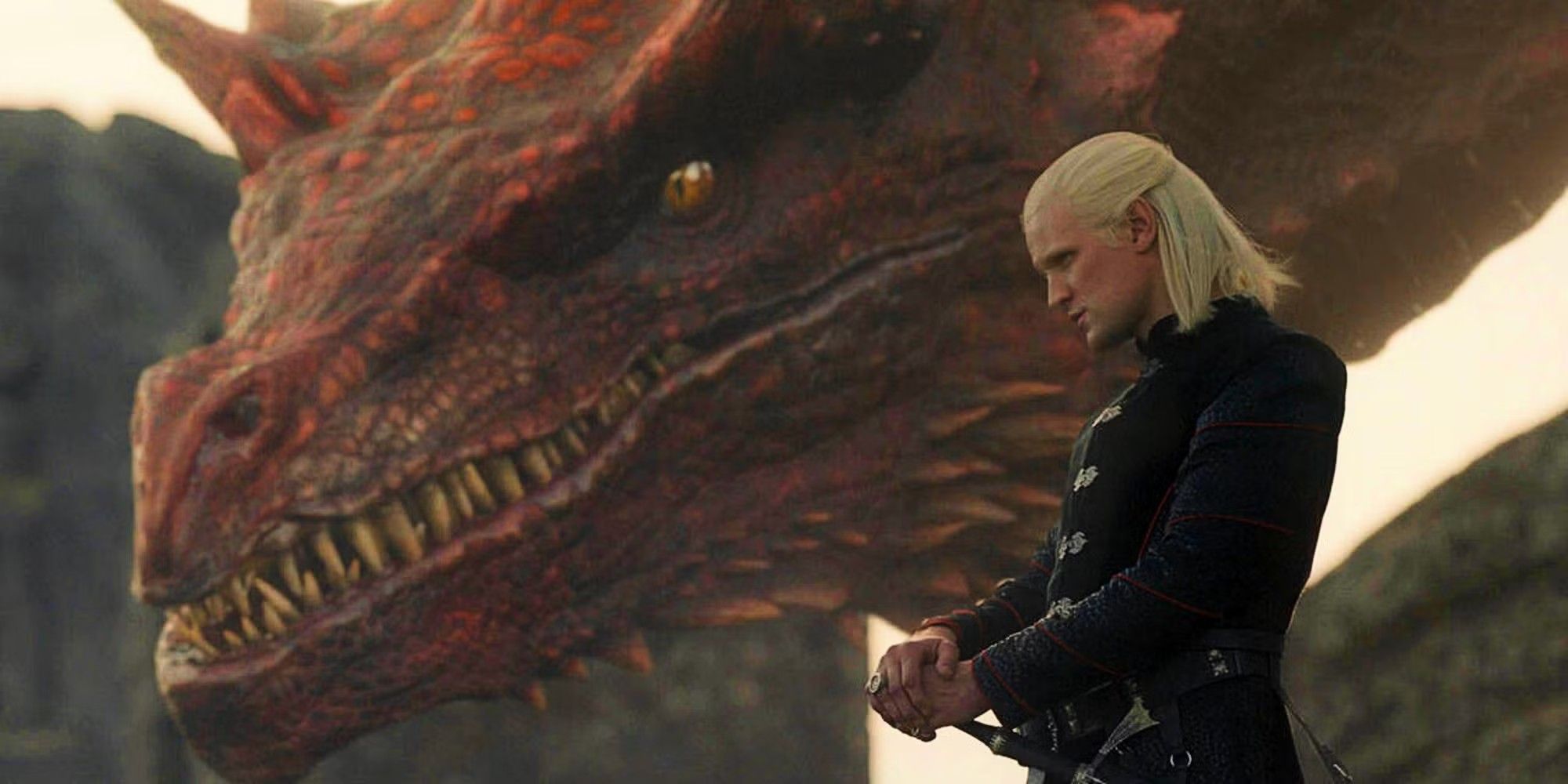 Daemon with Caraxes in House of the Dragon