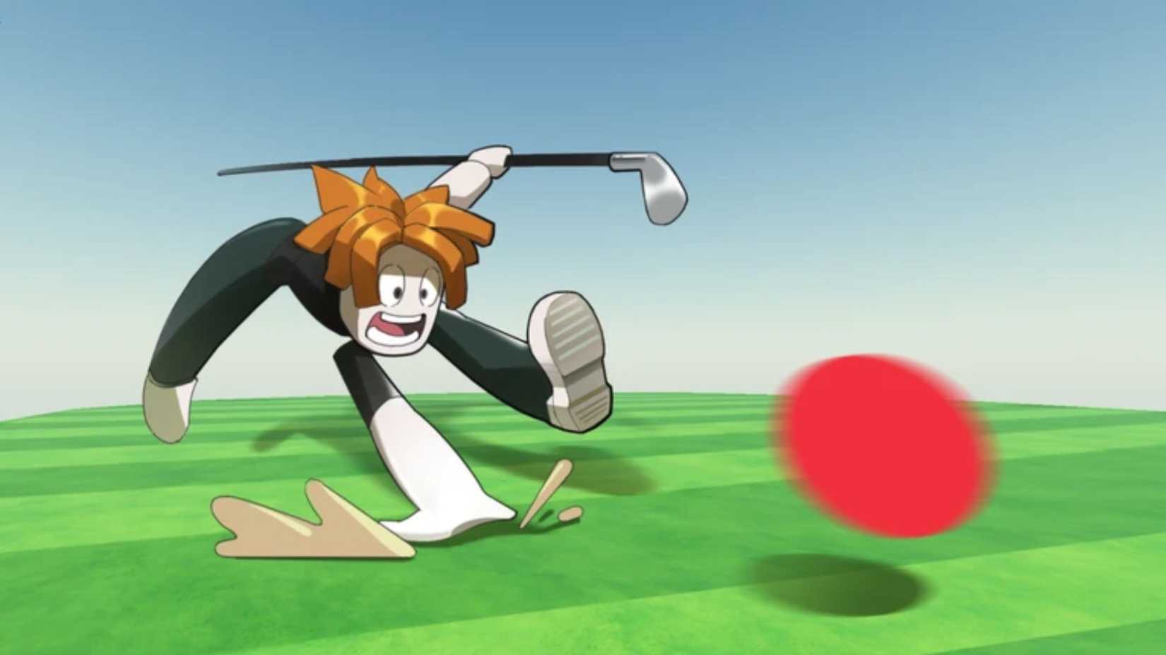 Deadly golf figure
