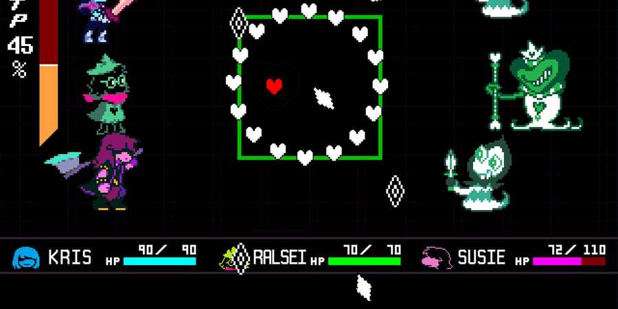 Delta Rune Pink Pink and Green Piano Puzzle Guide in Deltarune