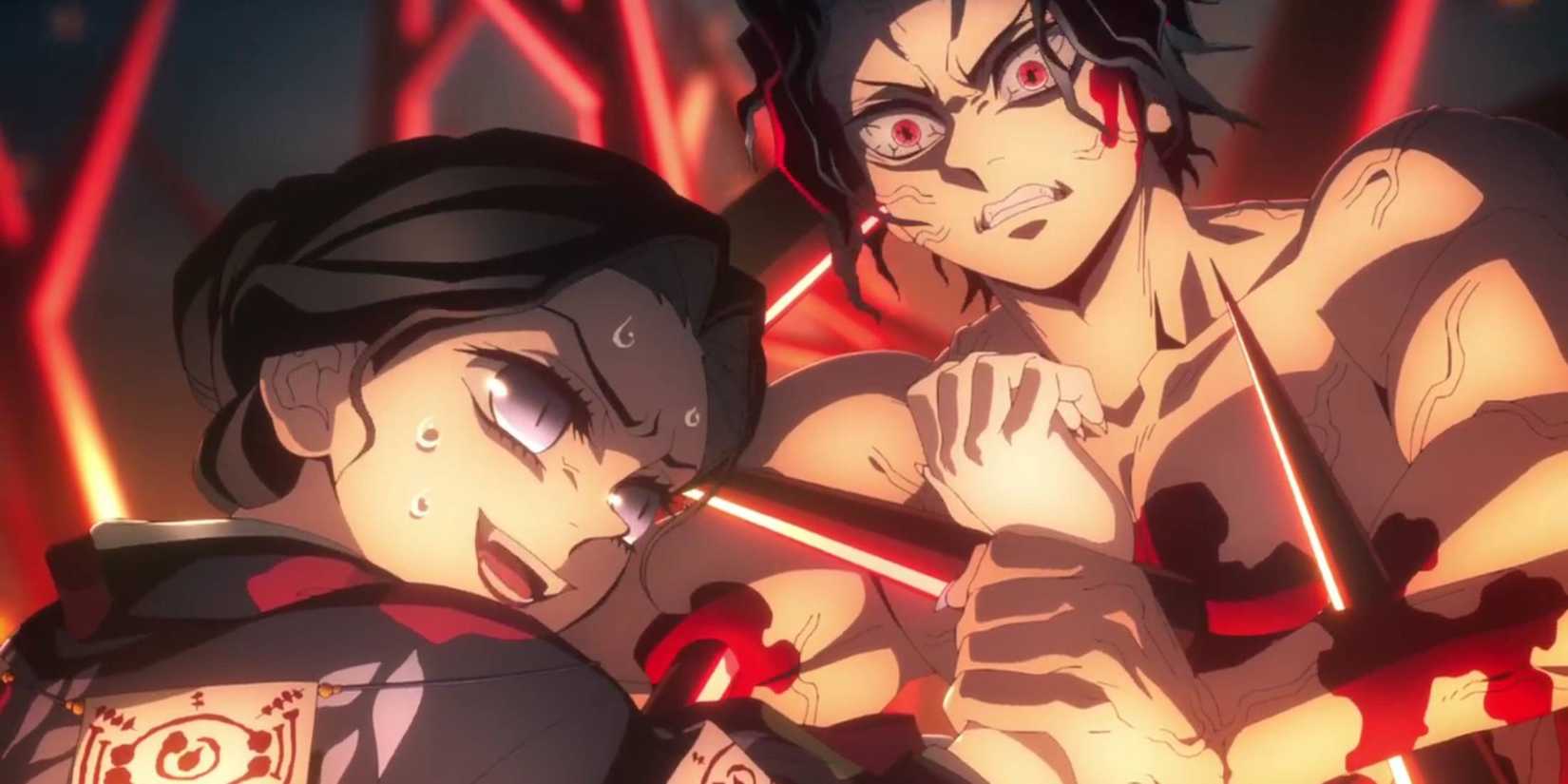 darkest shonen anime arcs-infinity castle arc demon slayer