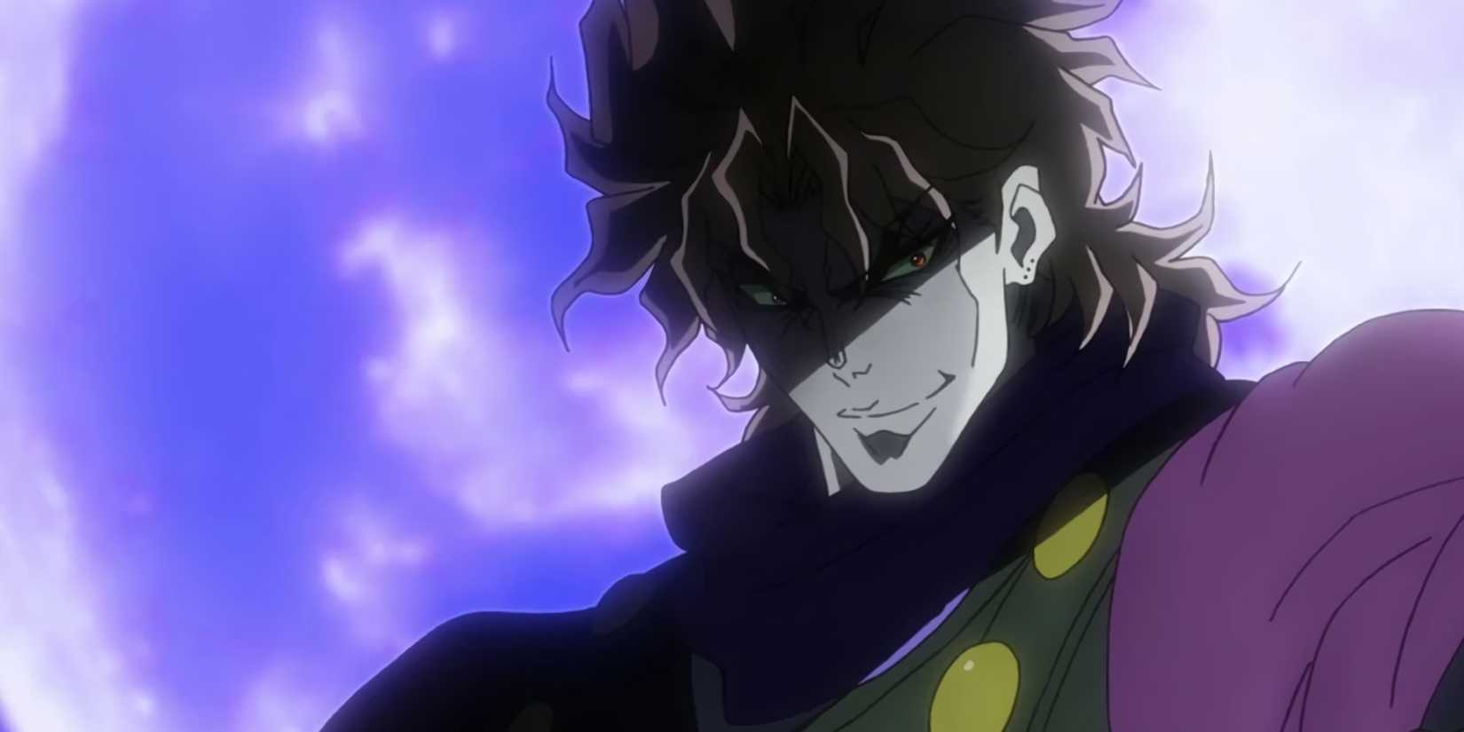 Dio looking sinister in Jojo's Bizarre Adventure