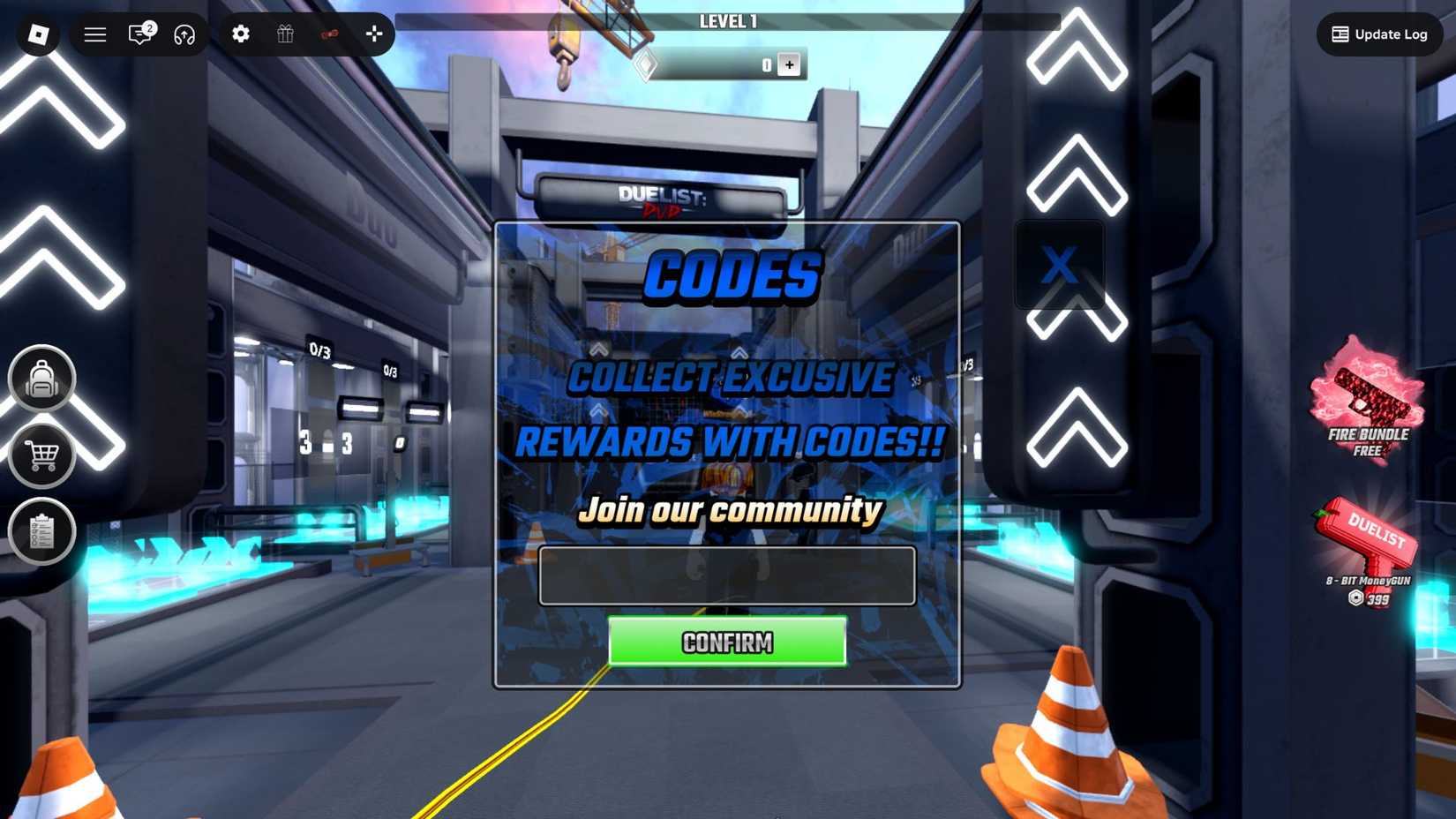 DUELIST PvP card codes