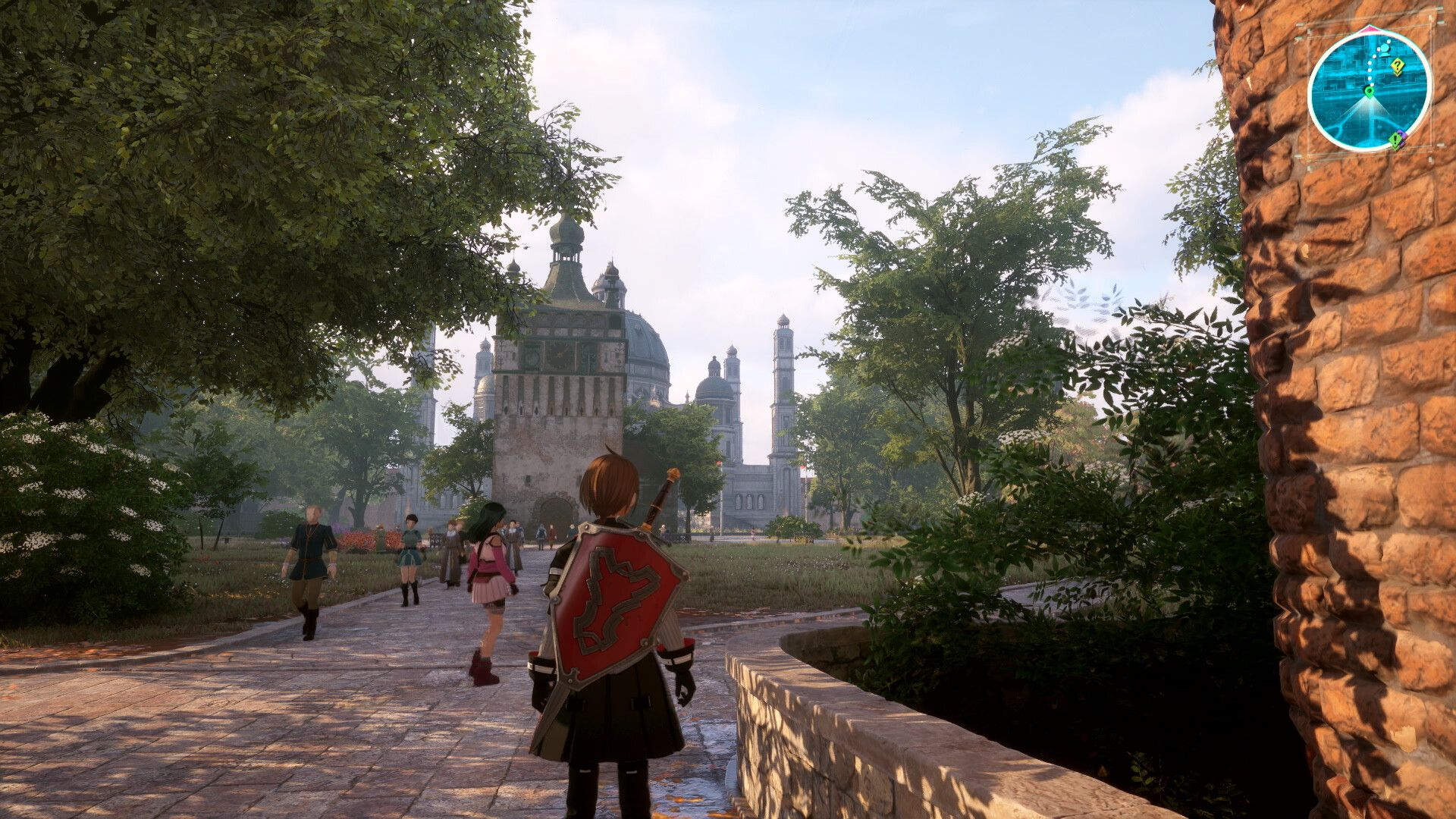 Echoes of Aincrad Exploring the town