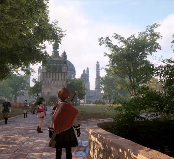 Echoes of Aincrad Exploring the town