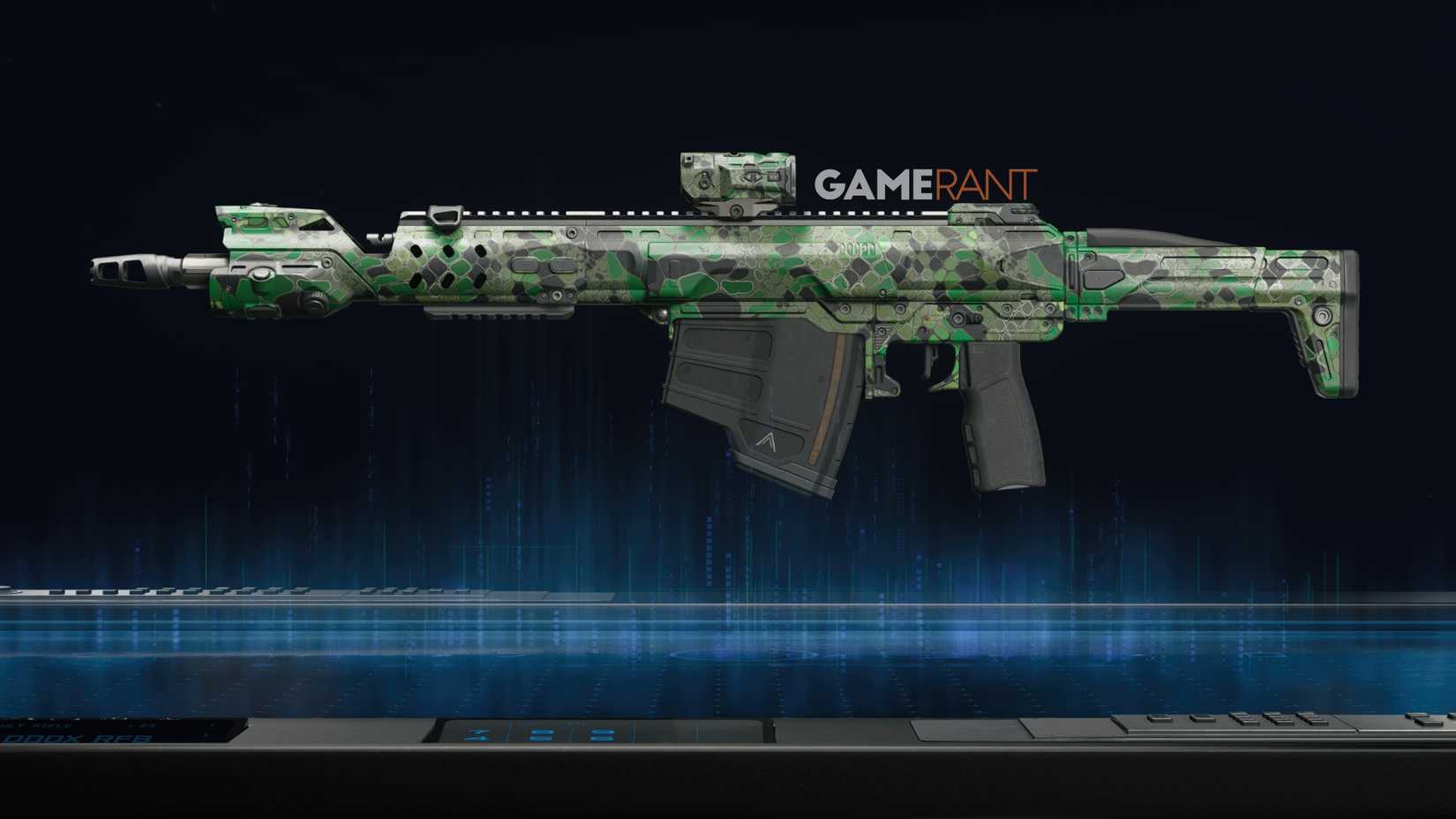 Emerald Snake Camo Preview on the Grimhawk - Black Ops 7