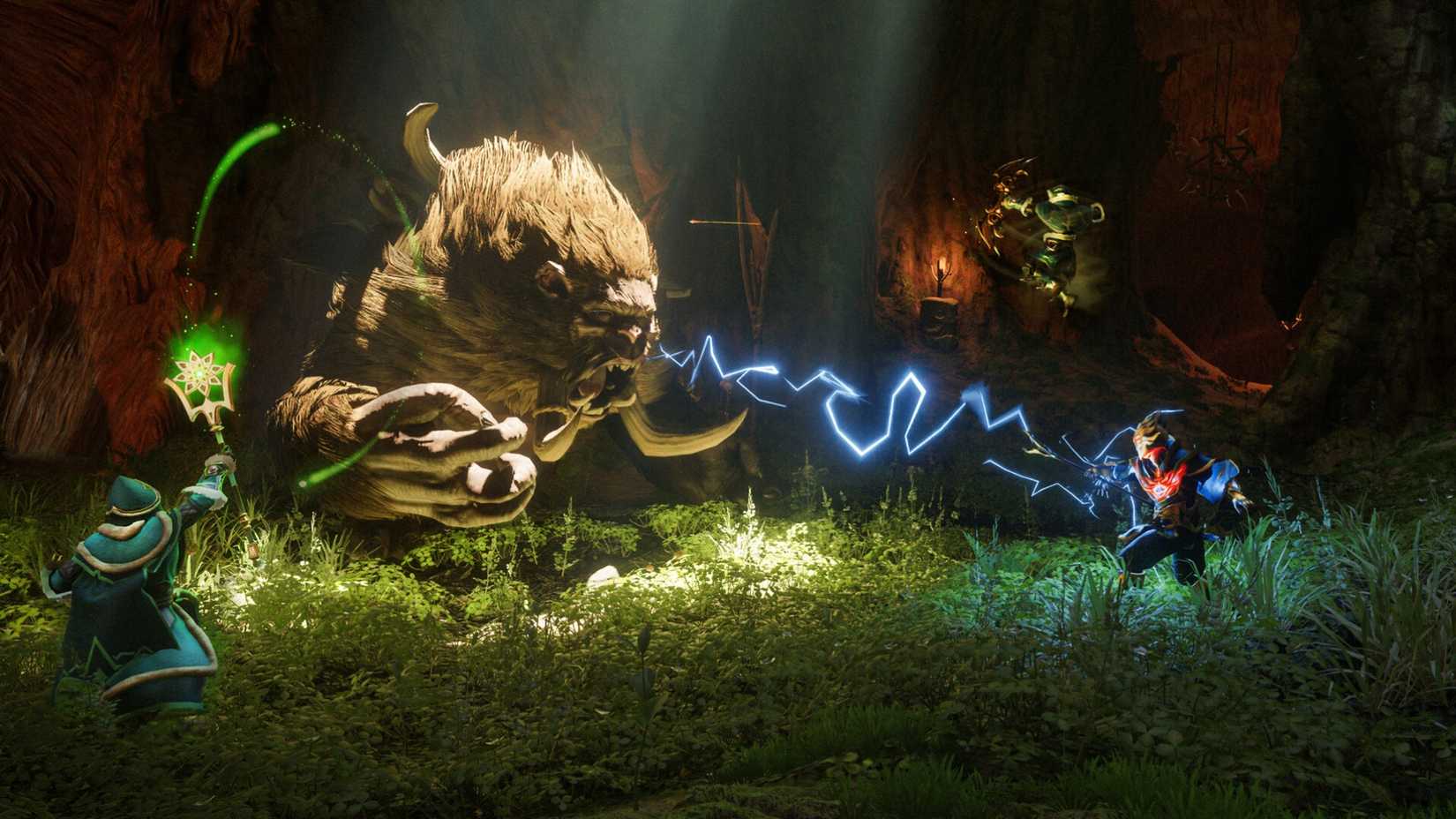 a boss encounter in enshrouded.