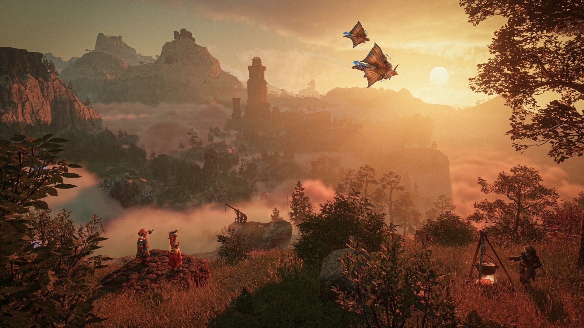 a beautiful landscape in enshrouded. 