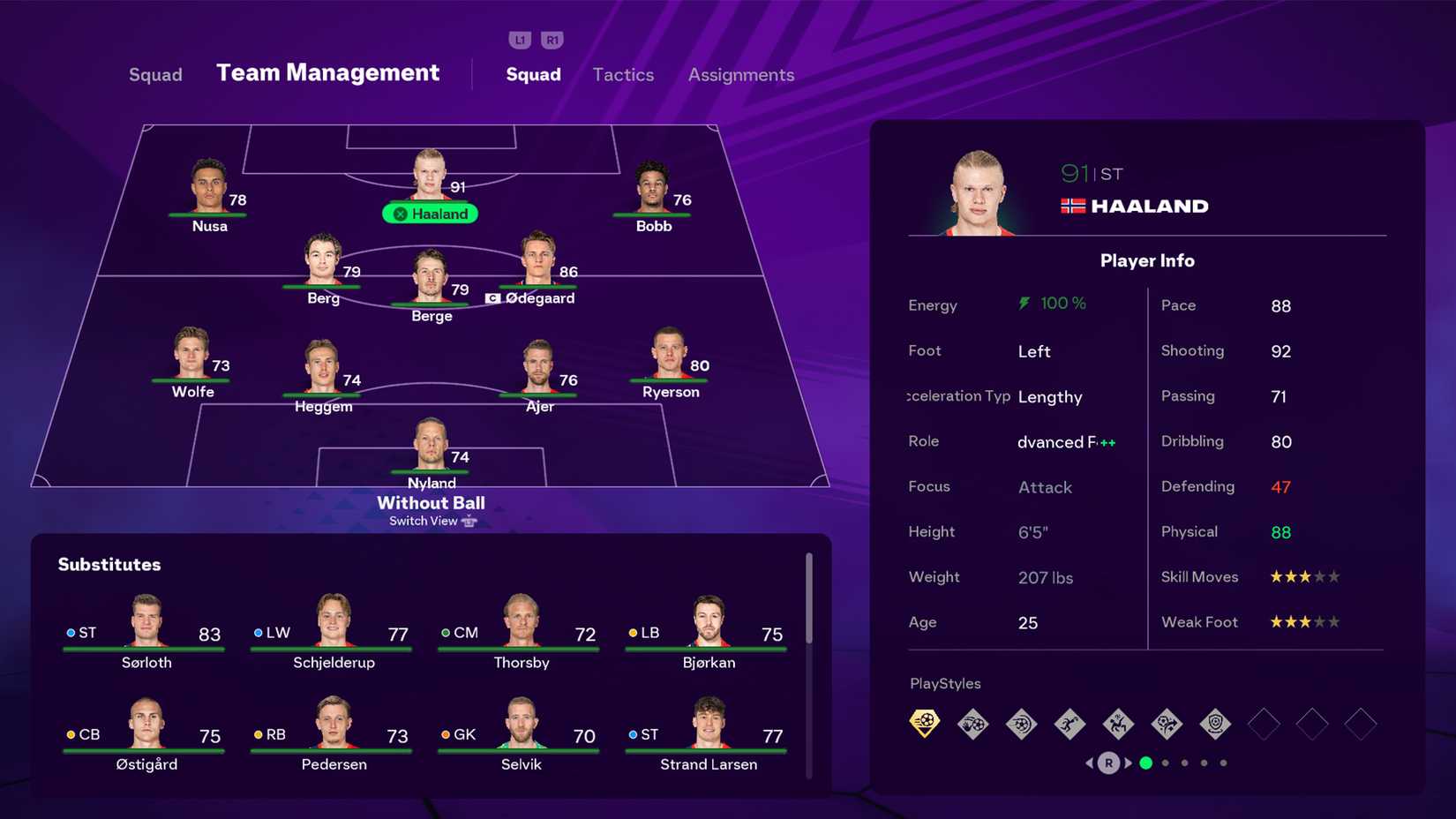 Erling Haaland World Cup EA Sports FC 26