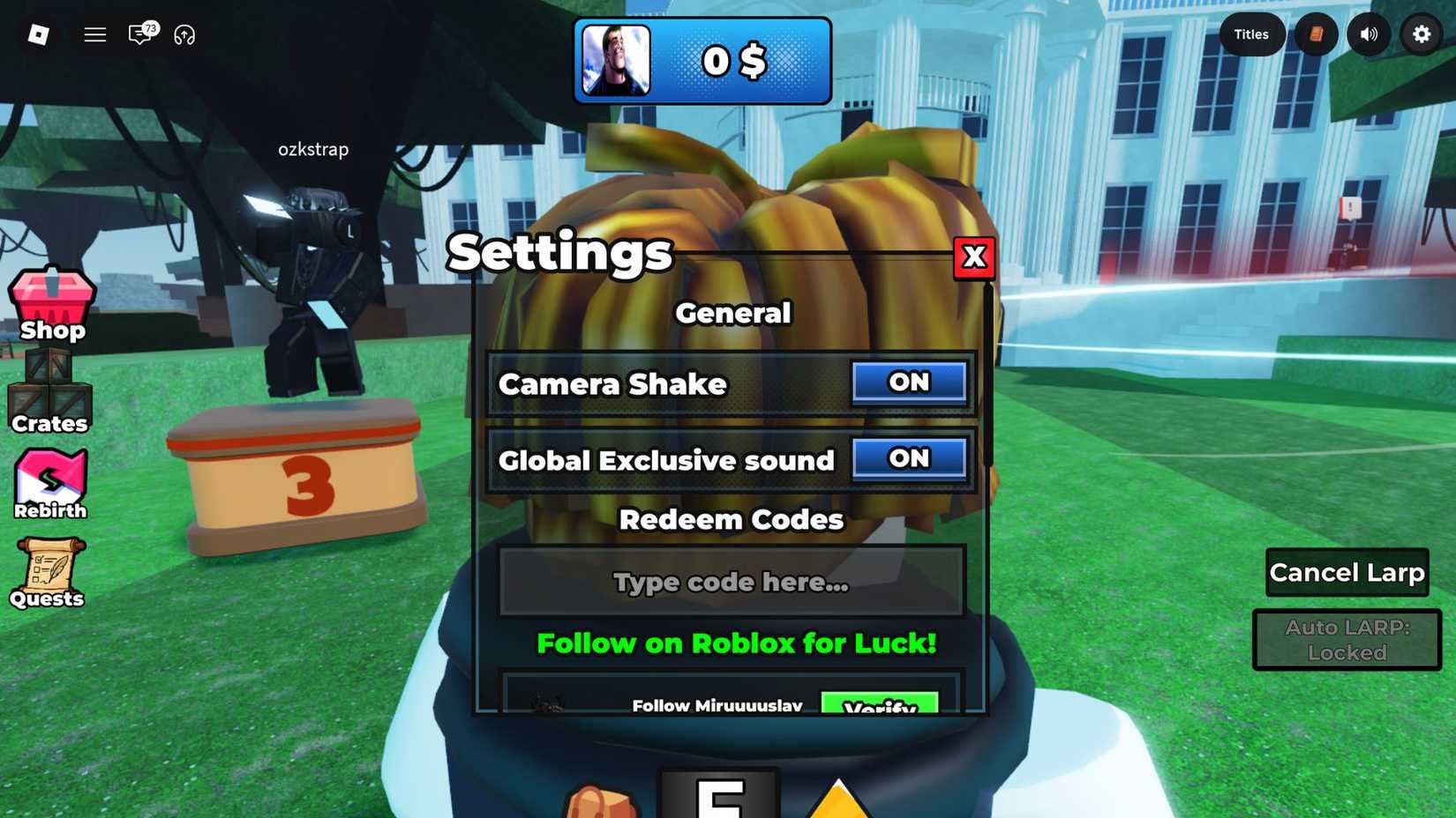 Excuse me sir tab codes