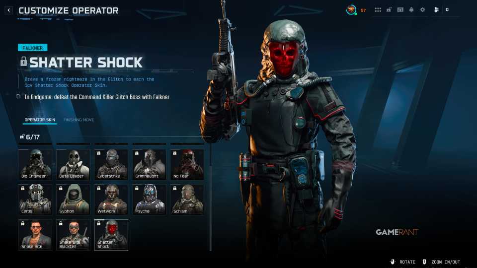 Faulkner Shatter Shock Skin - Black Ops 7