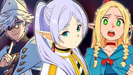 Image of Qifrey, Frieren, and Marcille