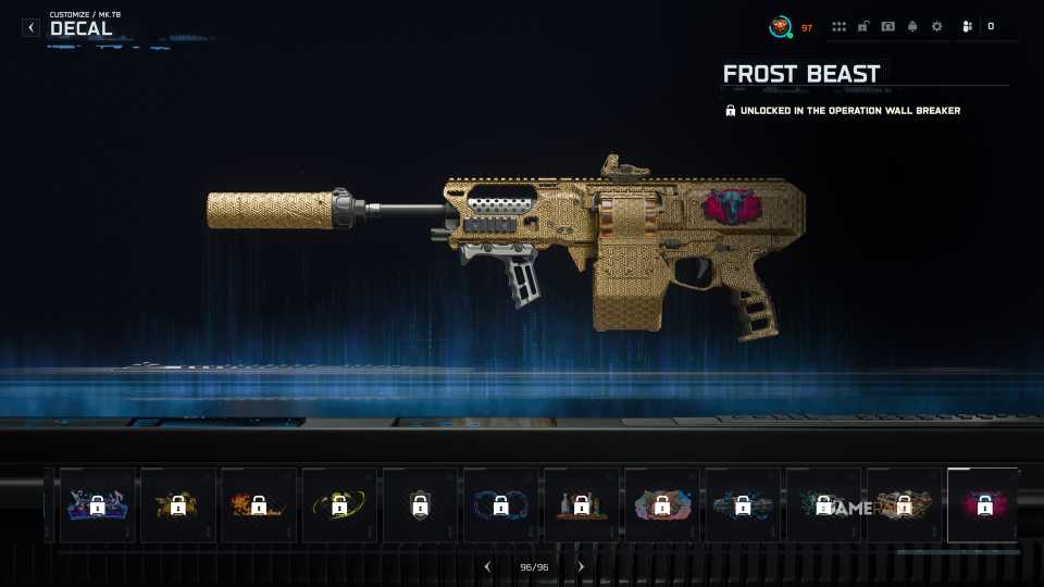 Frost Beast Decal - Black Ops 7