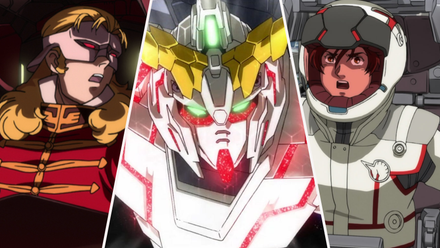 Full Frontal, Gundam Unicorn and Banagher Links