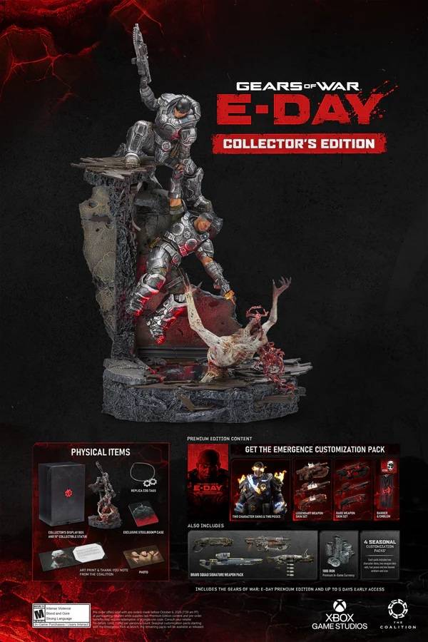 gears of war e-day collectors edition