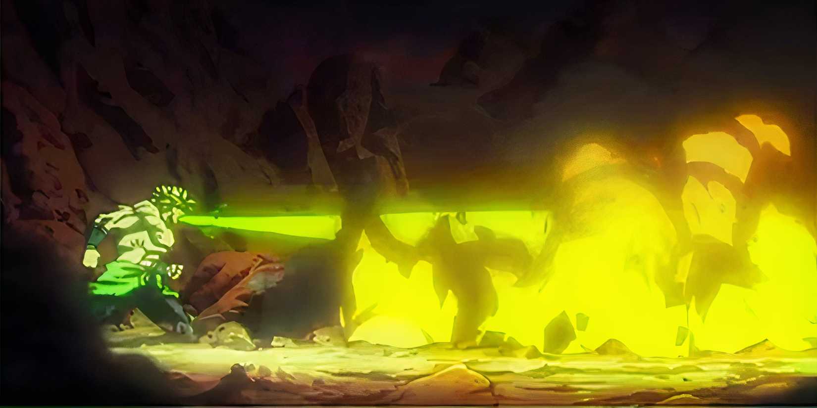 broly's gigantic roar