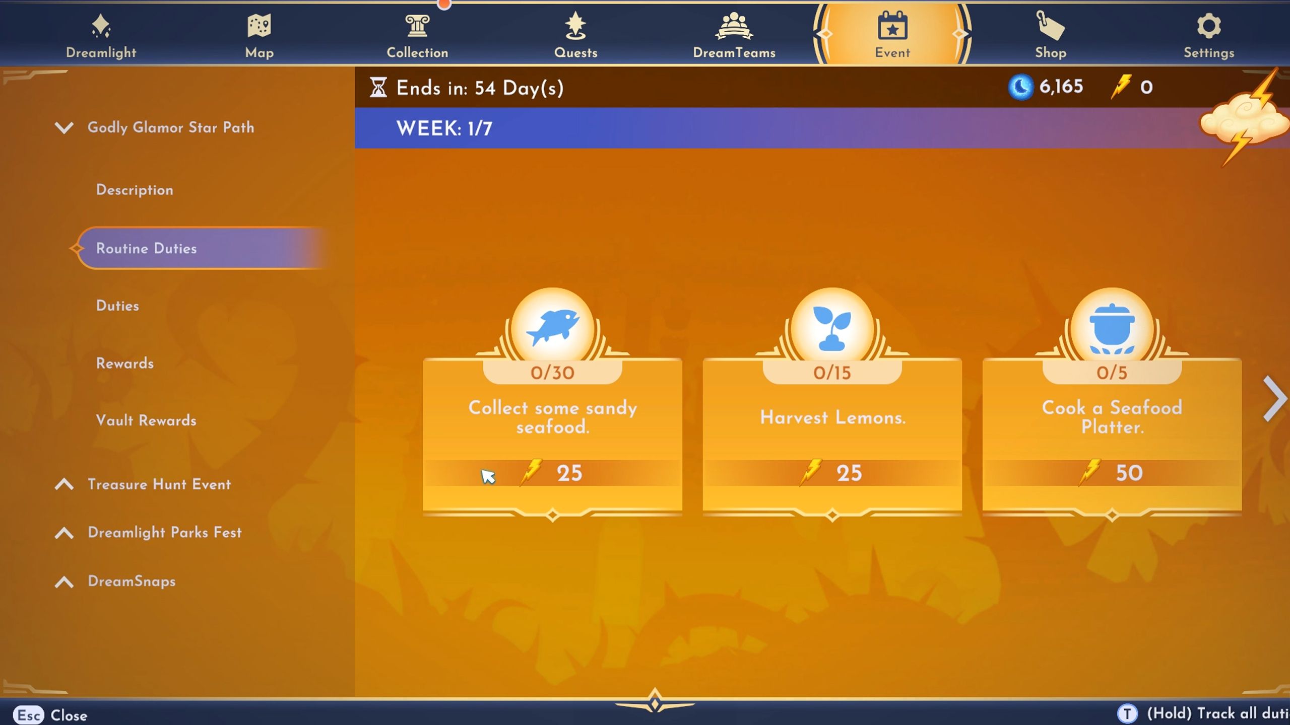 Godly Glamor Star Path Duties Guide In DDV (Disney Dreamlight Valley)