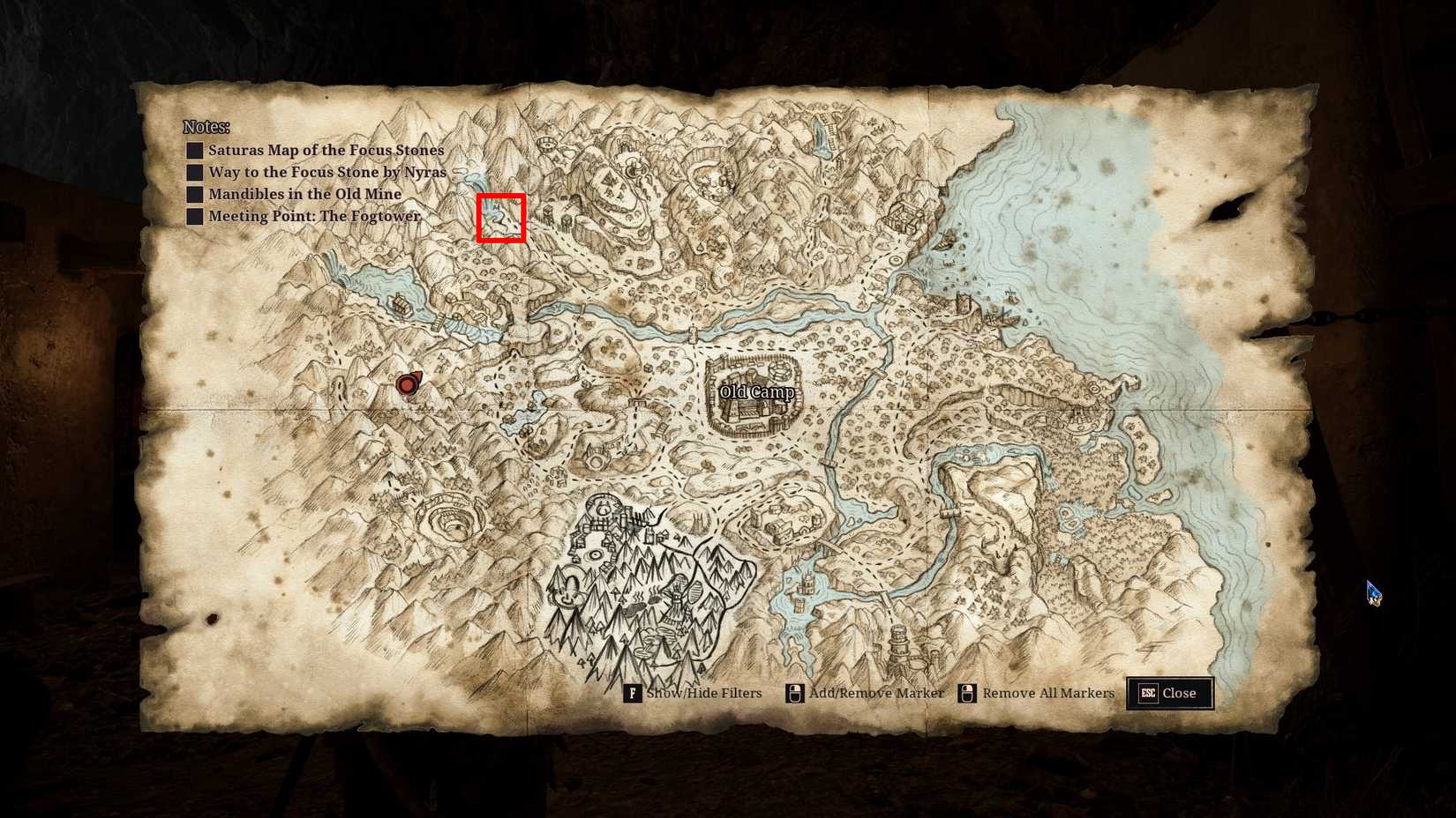 Great Shadowbeast location west of Old Mine in Gothic 1 Remake