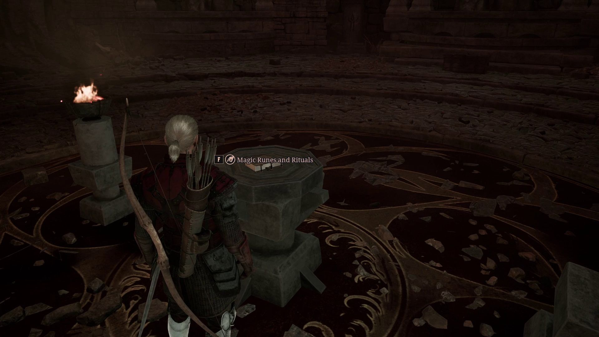 Magic text in the Temple of Innos behind the waterfall in Gothic 1 Remake