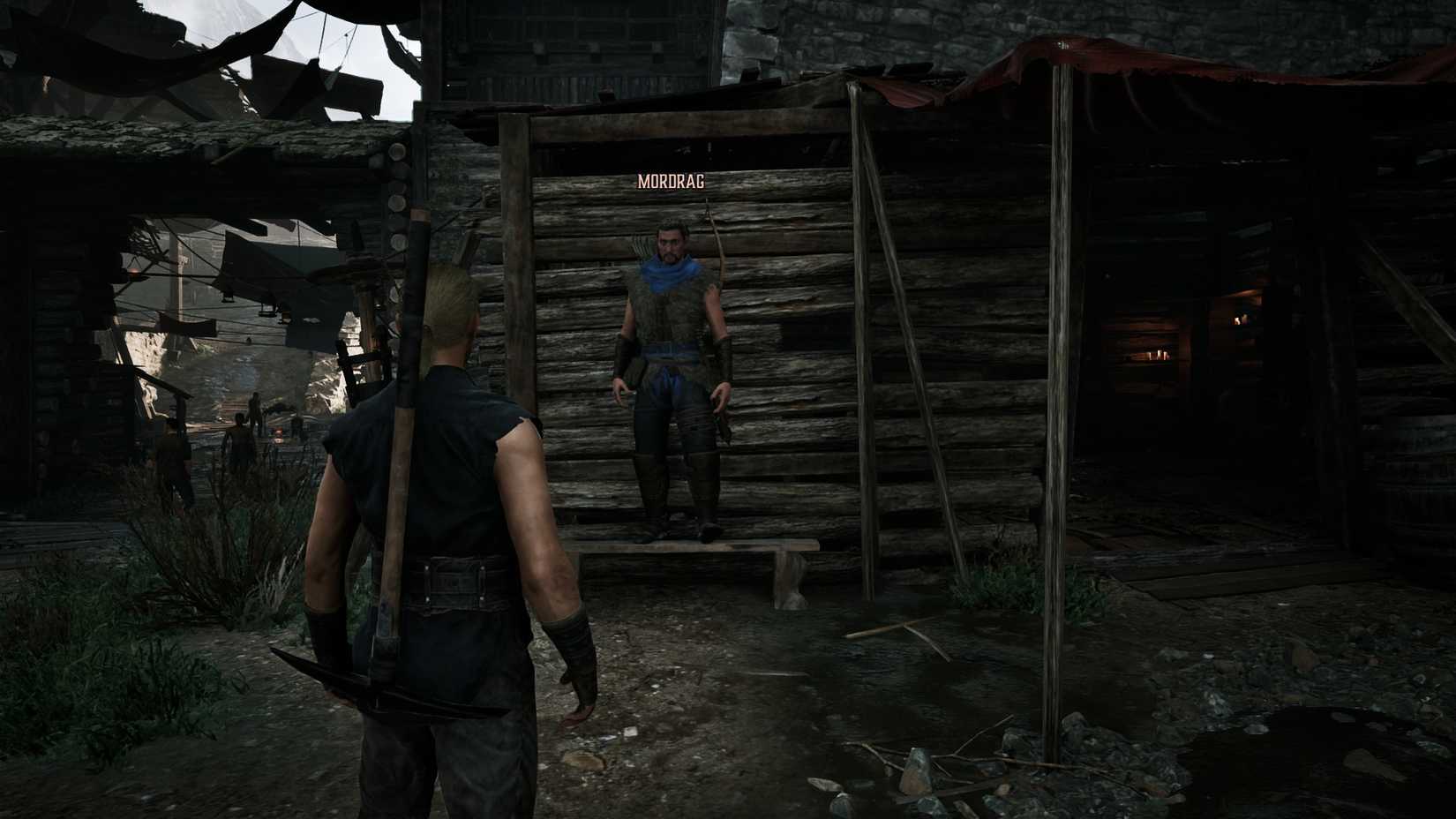Mordrag accompanies players to the New Camp in Gothic 1 Remake