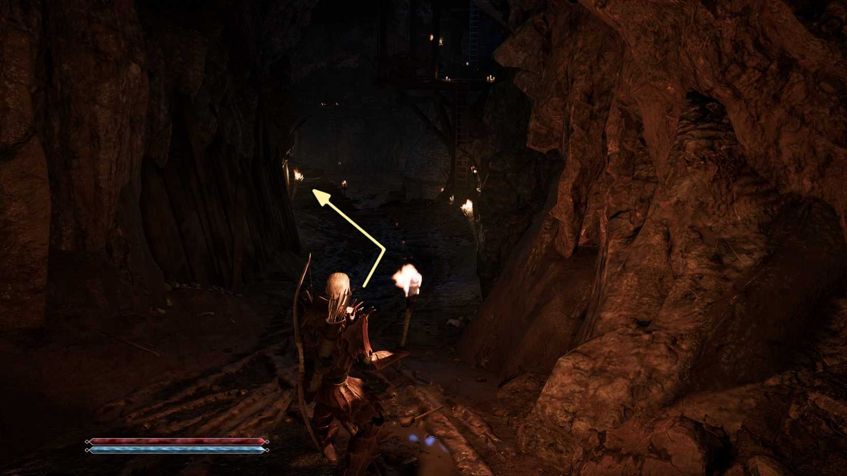 Make your way through the Forge Chamber in Free Mine