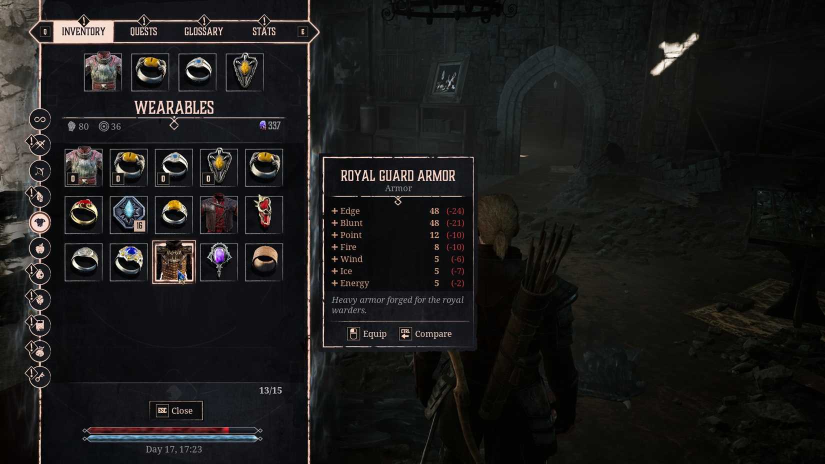 Royal Guard Armor in the Mountain Fortress in Gothic 1 Remake