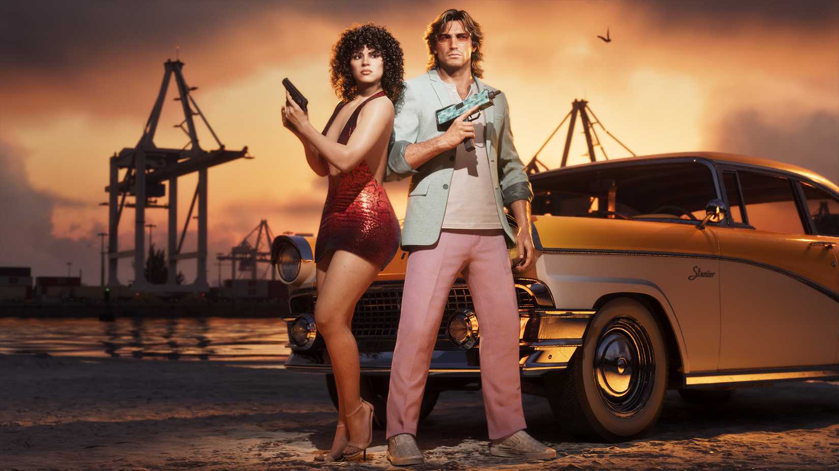 Jason and Lucia in GTA 6.