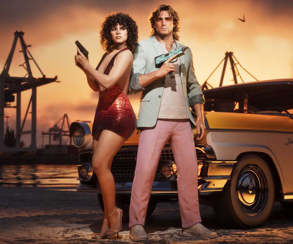 Jason and Lucia in GTA 6.