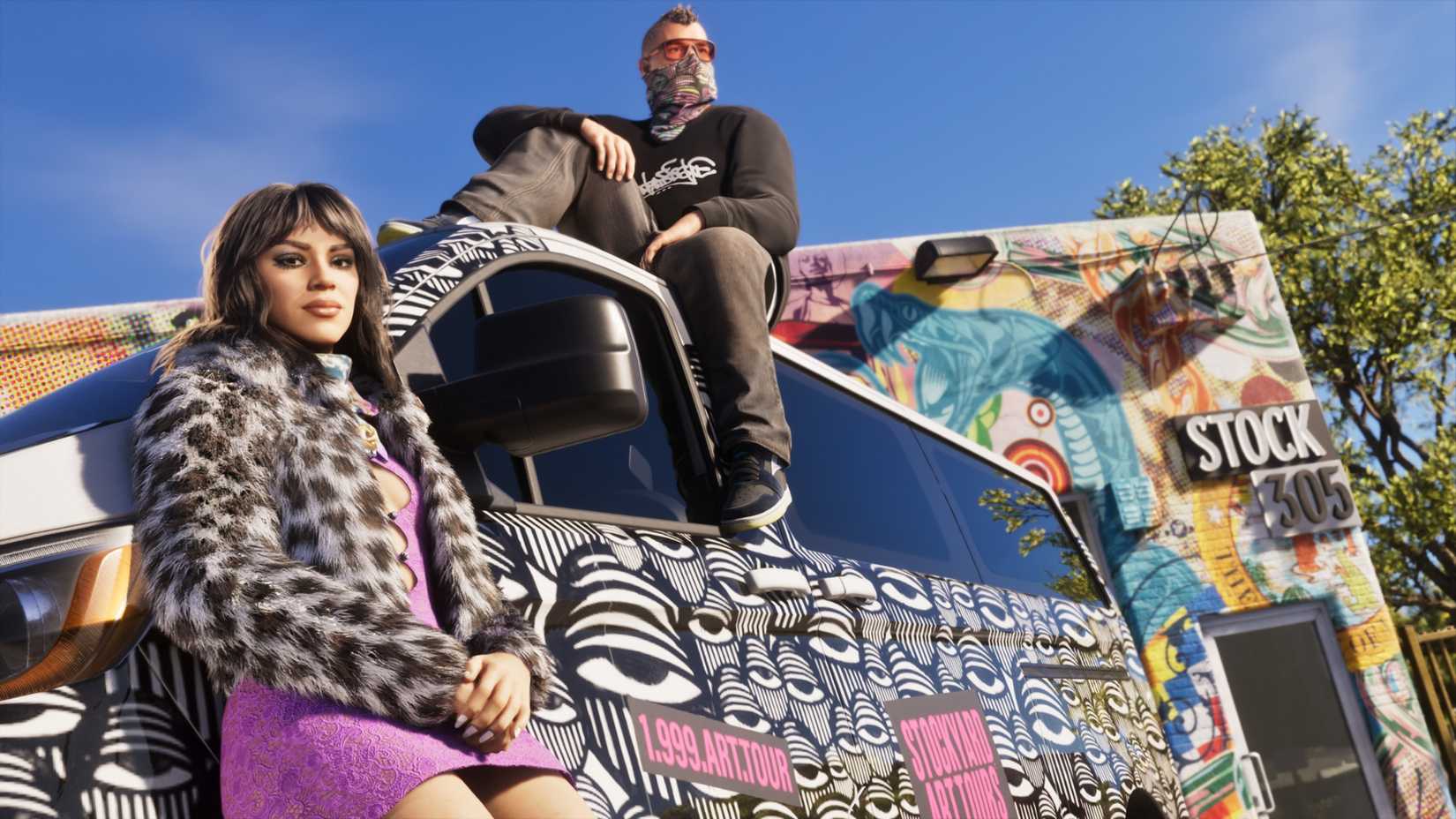 gta 6 protagonists lucia and jason wearing some cosmetic items that are exclusively in the ultimate edition.