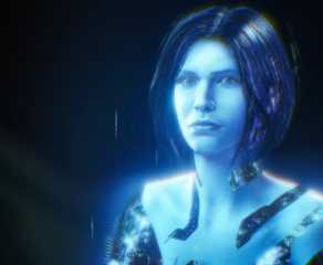 Cortana in Halo: Campaign Evolved.