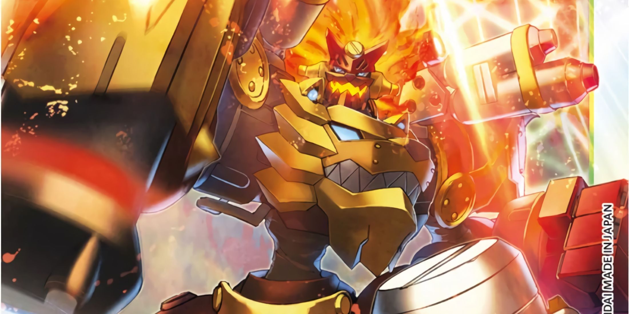 HeavyLeomon in the middle of battle as seen in one of its cards.