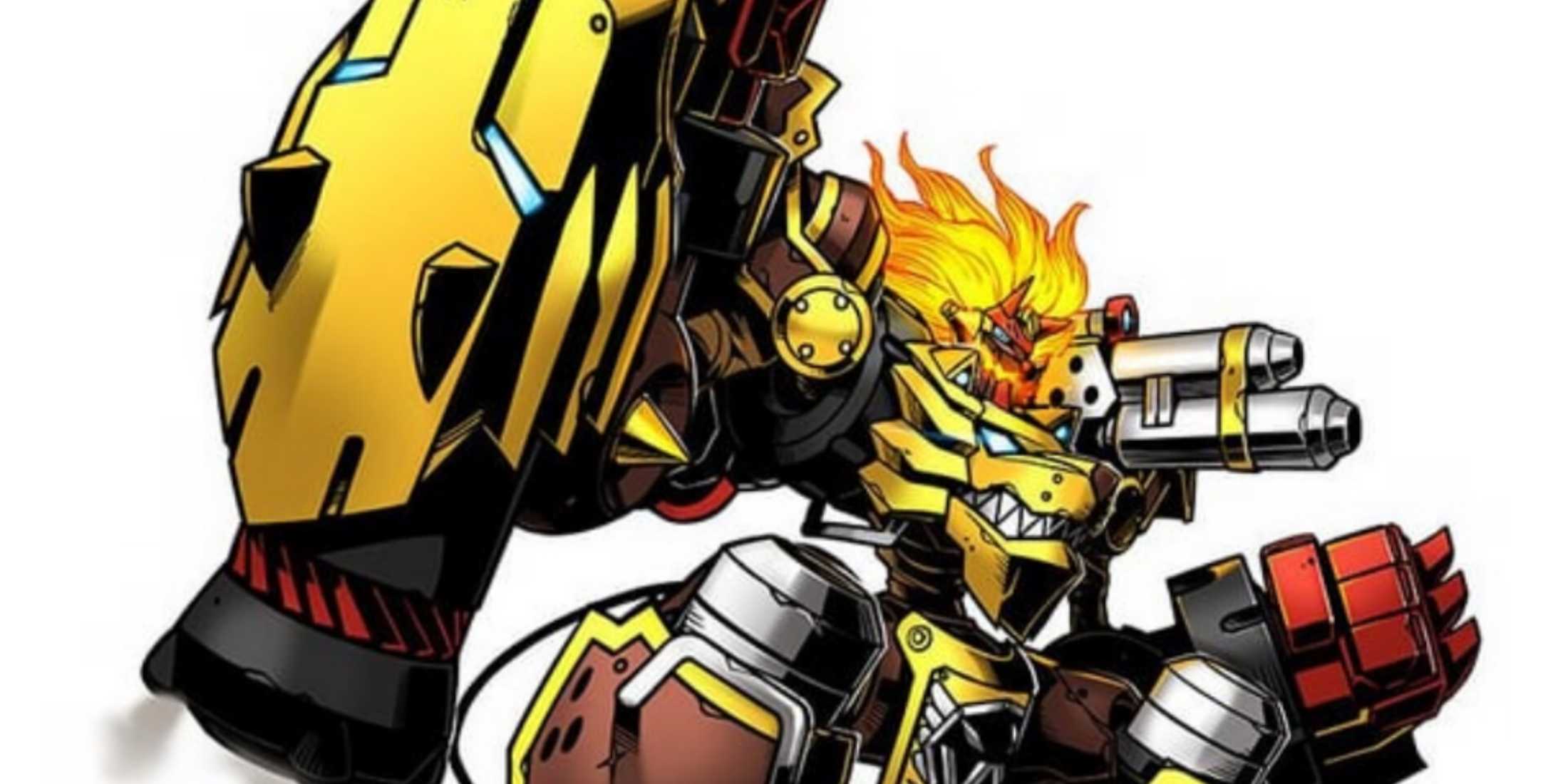 HeavyLeomon as seen in the Digimon official artbook.
