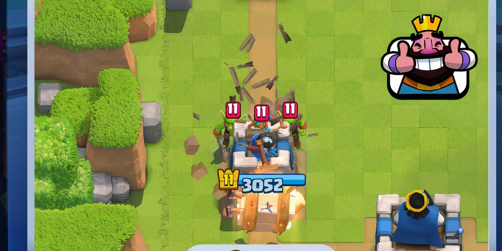 hero barb barrel clash royale