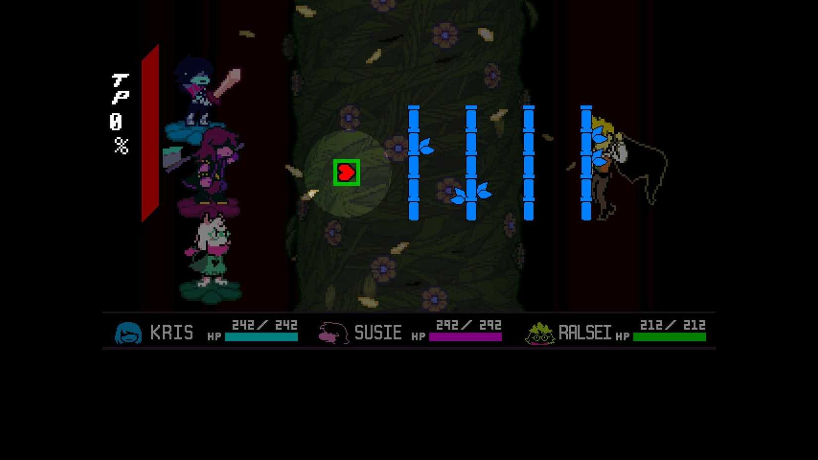 How the Flowery boss fight progresses