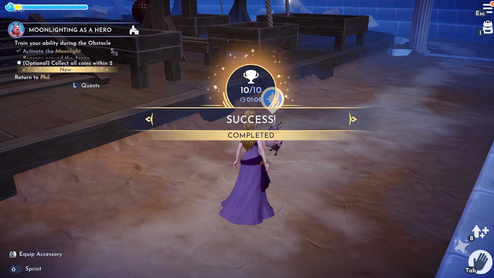 how to complete moonlighting as a hero quest 6 in ddv