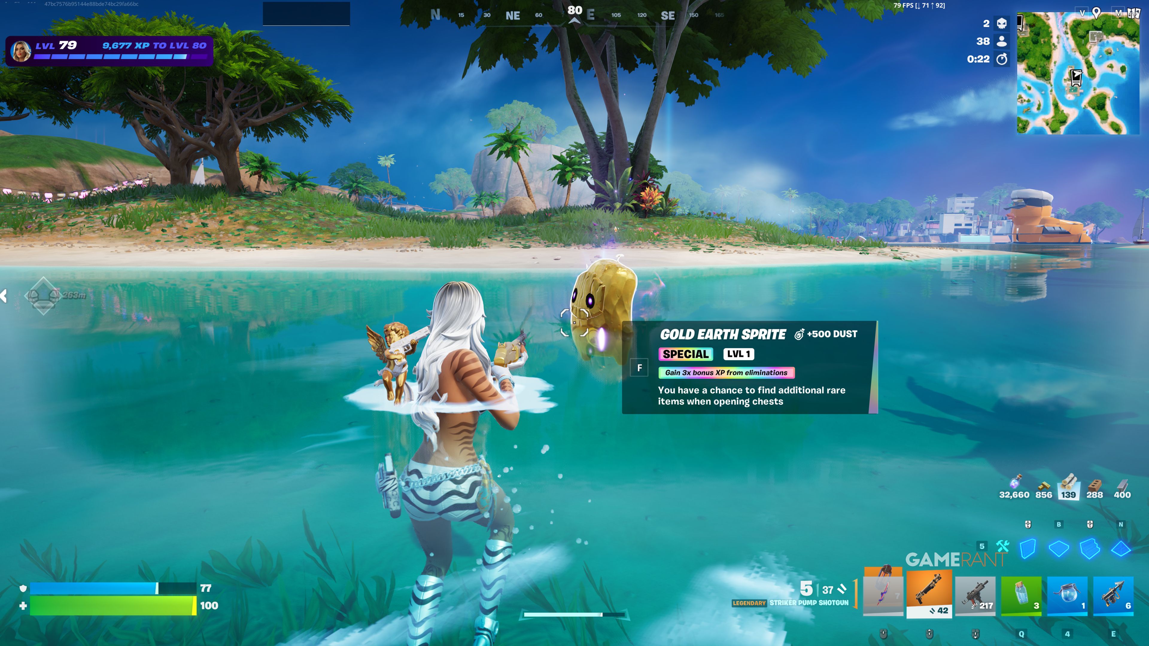 How to Get a Fishy Sprite in Fortnite Runners (& What They Do)