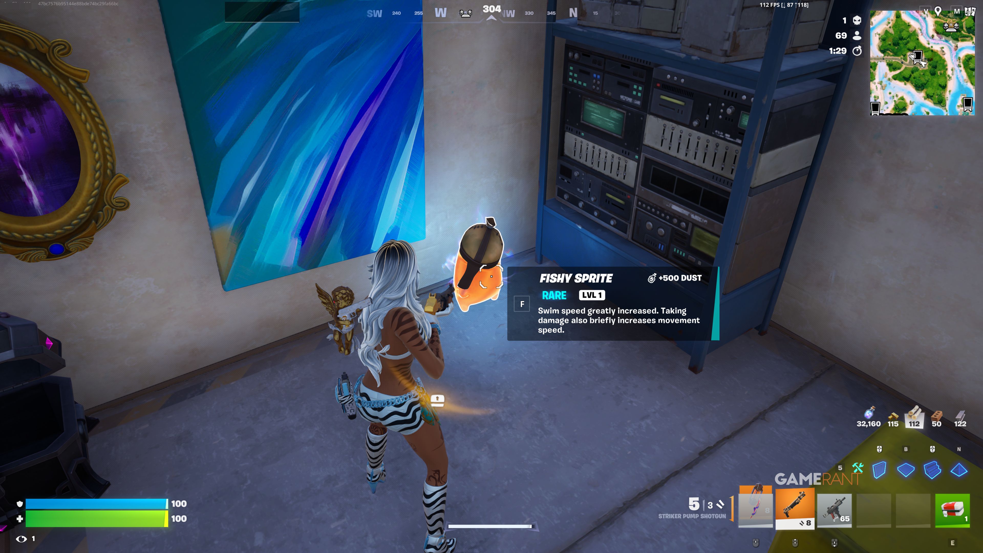 How to Get a Fishy Sprite in Fortnite Runners (& What They Do)