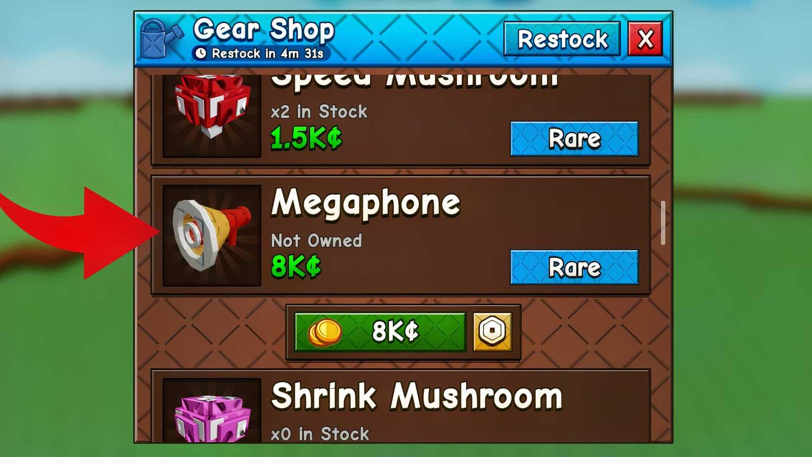 How to get a megaphone in gardening 2 