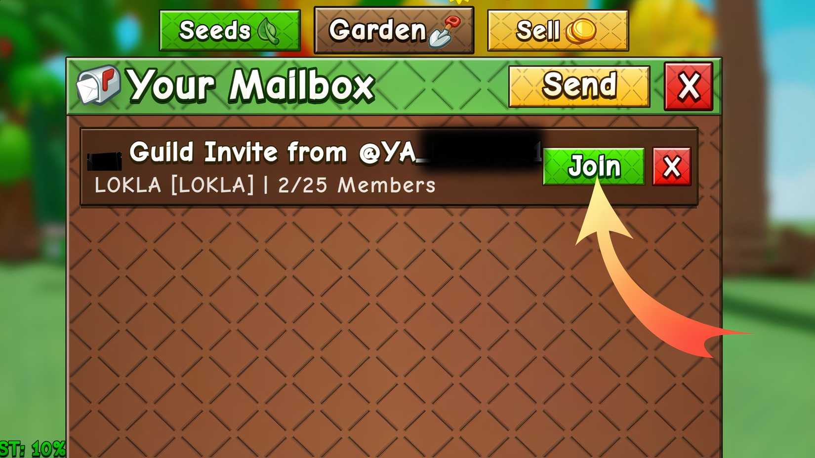 How to Join a Guild in Gardening 2