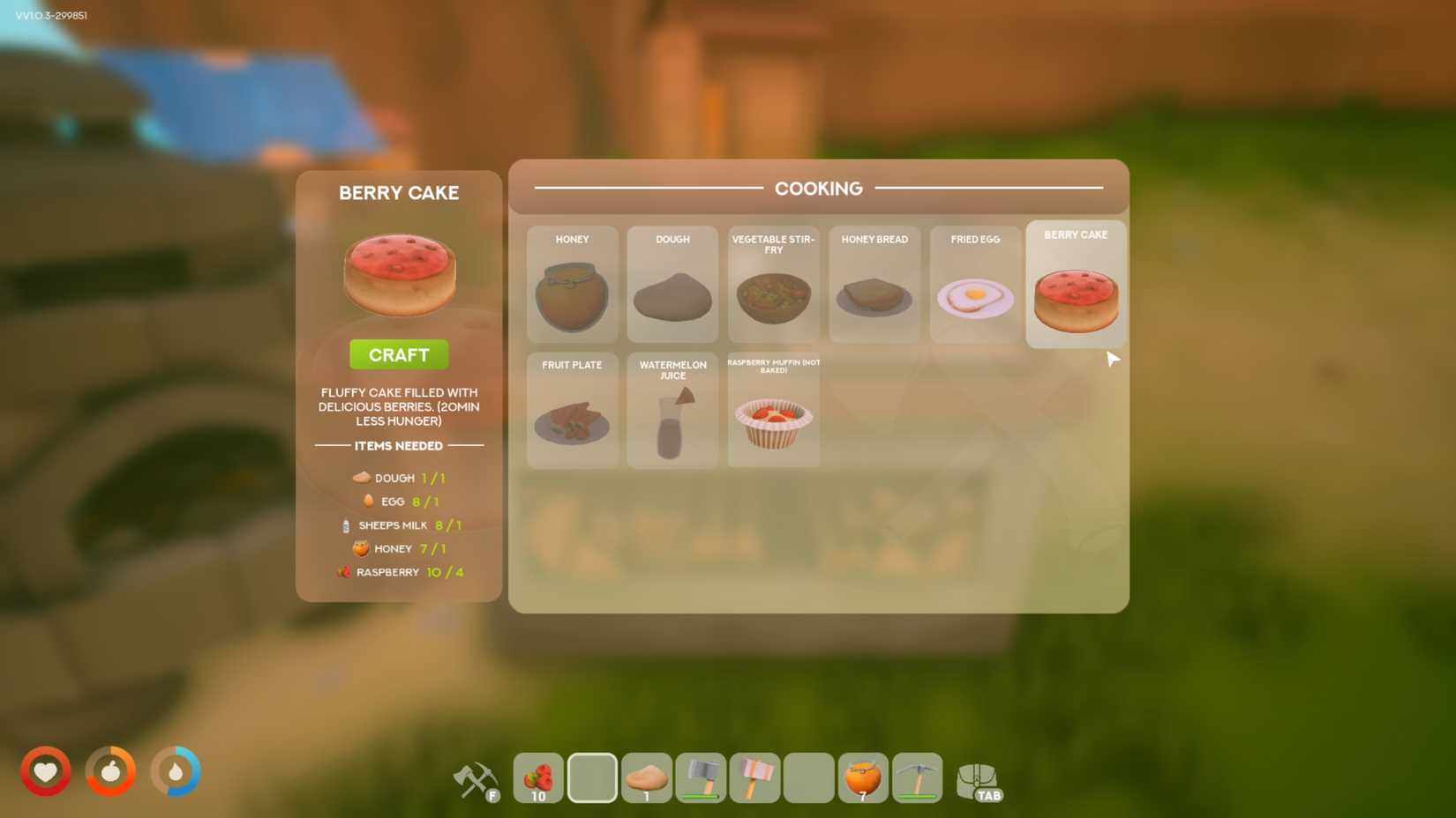 How to make Berry Cake in Solarpunk