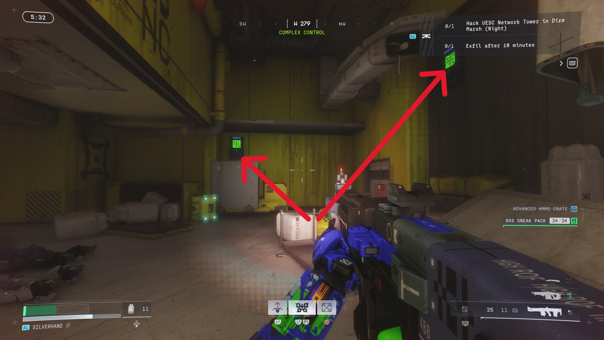 How to Loot Upper Complex in Marathon's Dire Marsh Night