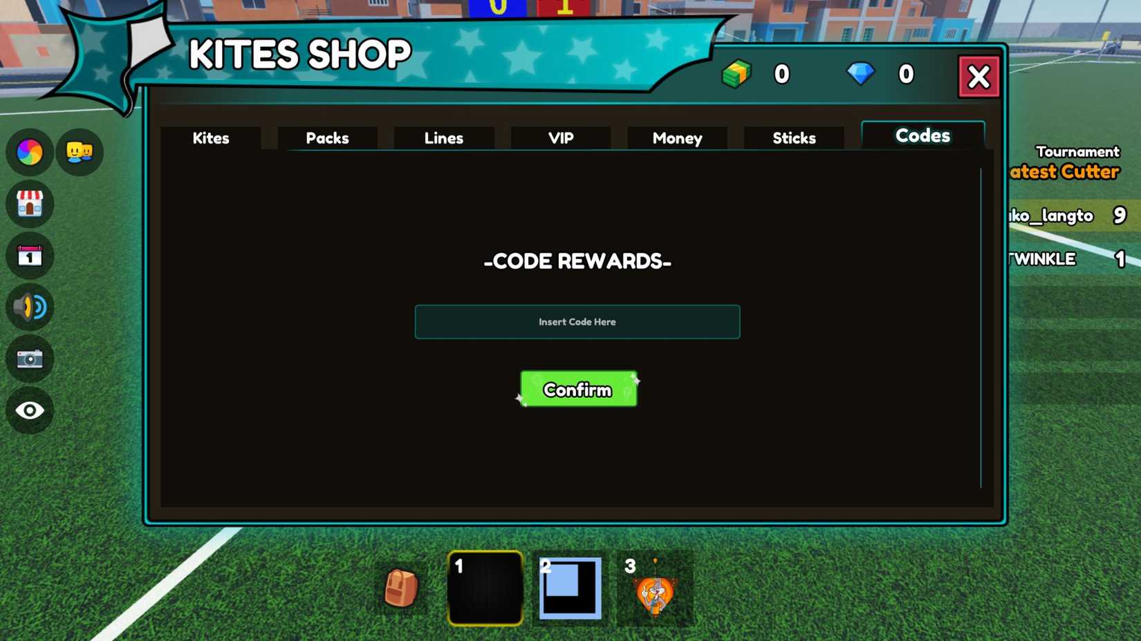 Kite Combat Codes